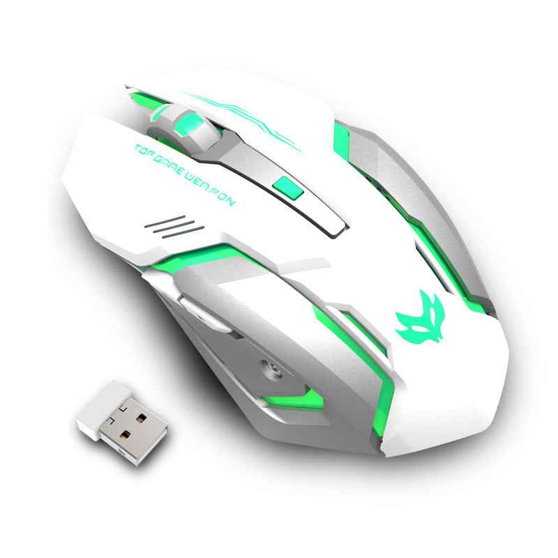 Wireless Gaming Mouse - Silent Wireless Charging Gaming Mouse Machinery - Hafsa Luxury
