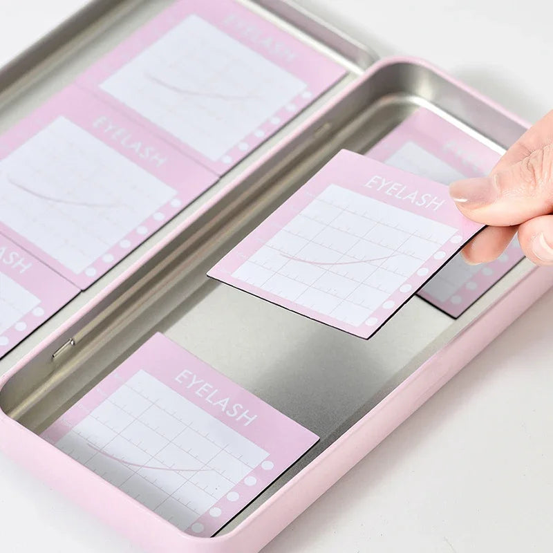Women Magnetic Storage Box for Eyelash, False Eyelash Extension Storage Tool, Magnetic Eyelash Strips, Magnetic Headband