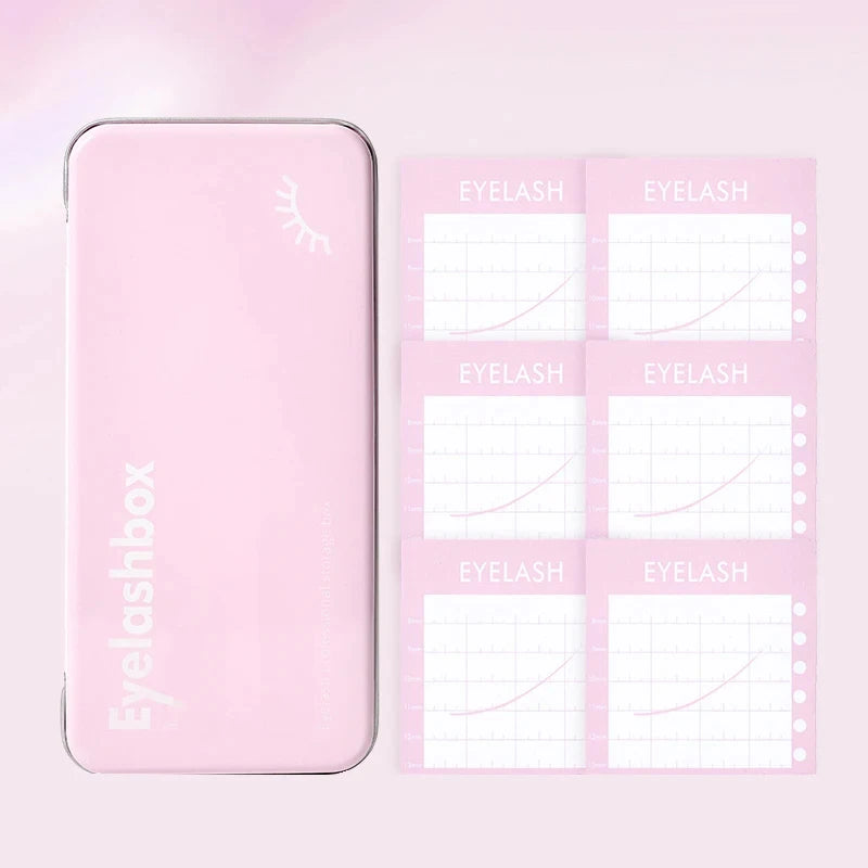 Women Magnetic Storage Box for Eyelash, False Eyelash Extension Storage Tool, Magnetic Eyelash Strips, Magnetic Headband