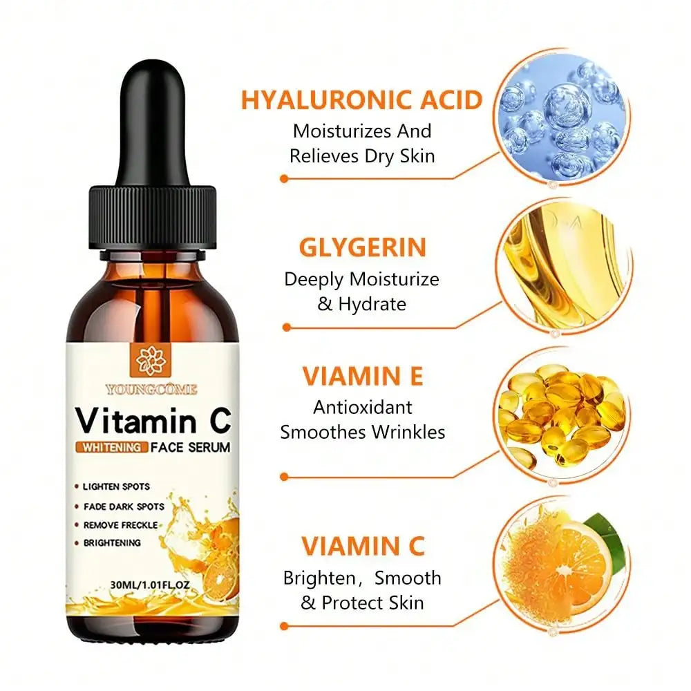 Vitamin C Facial Essence Contains Hyaluronic Acid Dark Spot Remover