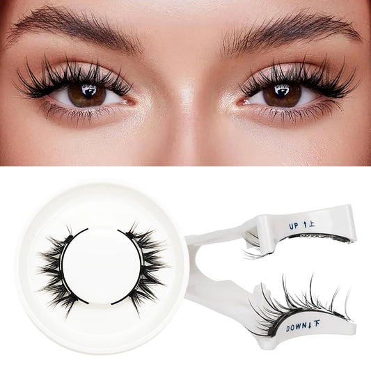 Magnetic Eyelash Kit - Reusable Glue-Free False Lashes with Applicator, Alcohol-Free Material, Professional Eye Makeup Tool
