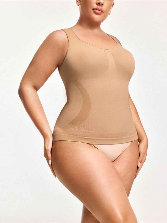 Women's Firm Control Tank Camisole - Bust Support & Tummy Waist Contour