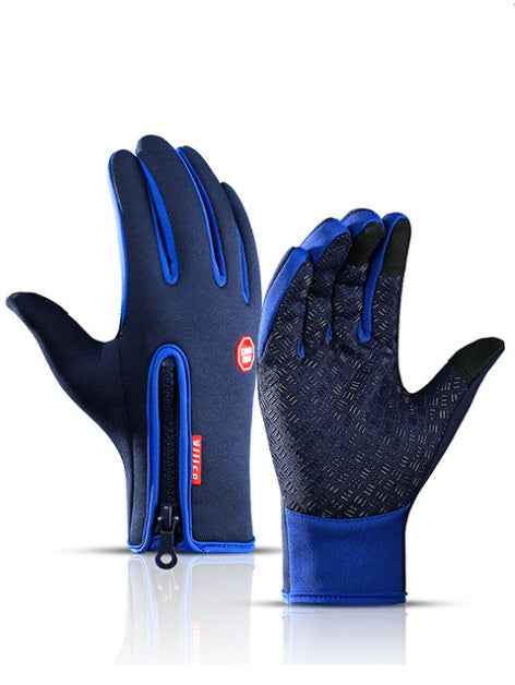 Winter Gloves Touch Screen Winter Gloves for Riding Motorcycle, Sliding, Waterproof Sports with Fleece - Hafsa Luxury