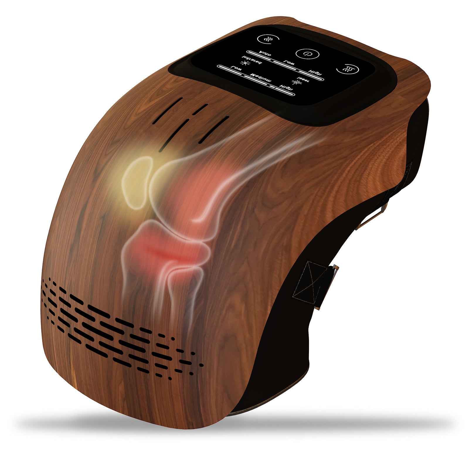 Intelligent Electric Knee Massager with Heating, Rechargeable Infrared Laser, and Vibration for Pain Relief - Hafsa Luxury