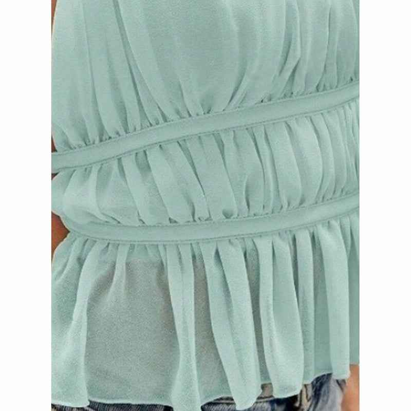 Women's Backless Halter Top - Sexy Open Back Sleeveless Tie Drawstring Design - Hafsa Luxury