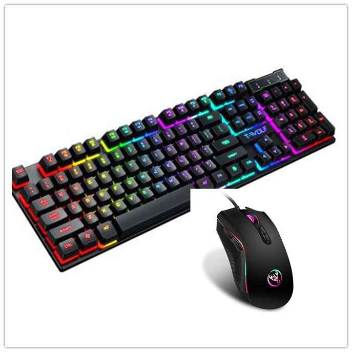 Gaming Luminous Wired Keyboard - Floating Manipulator for Enhanced Gaming Performance - Hafsa Luxury