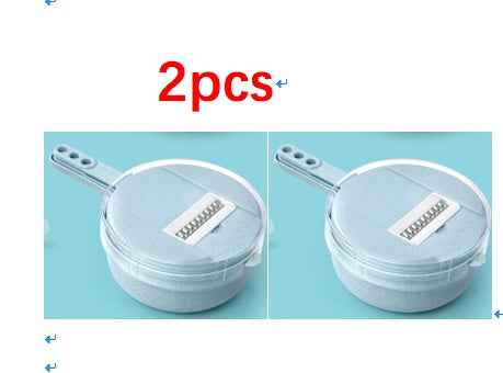 8 In 1 Mandoline Slicer Vegetable Slicer Potato Peeler Carrot Onion Grater With Strainer Vegetable Cutter Kitchen Accessories - Hafsa Luxury