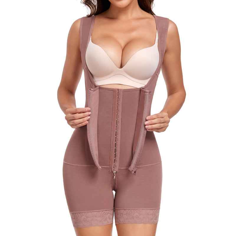 European And American-Style Slimming Tummy-Control Bodysuit for Effortless Elegance - Hafsa Luxury