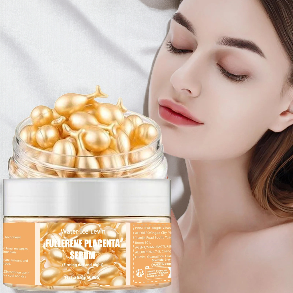 50Pcs Collagen Face Care Capsules Serum Spot Acne Wrinkle Remover