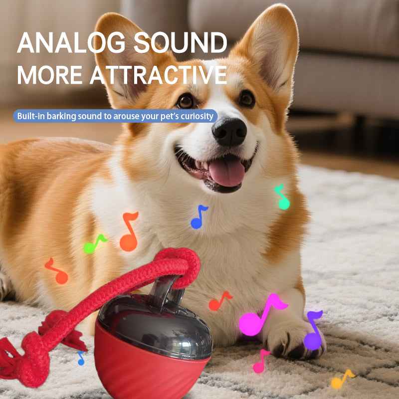 Smart Dog Cat Interactive Pet Toy Ball - Automatic Moving Bouncing Ball with USB Charging, 3 Modes for Puppies and Pets - Hafsa Luxury