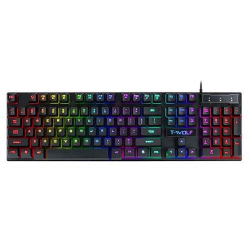 Gaming Luminous Wired Keyboard - Floating Manipulator for Enhanced Gaming Performance - Hafsa Luxury