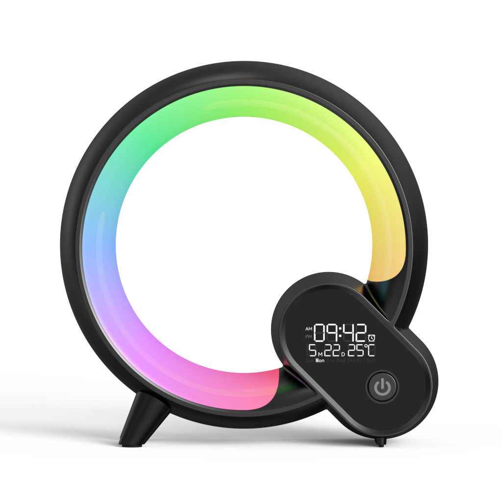 Creative Q Light Colorful Sunrise Alarm Clock with Bluetooth Audio and Intelligent Wake-up Display - Hafsa Luxury