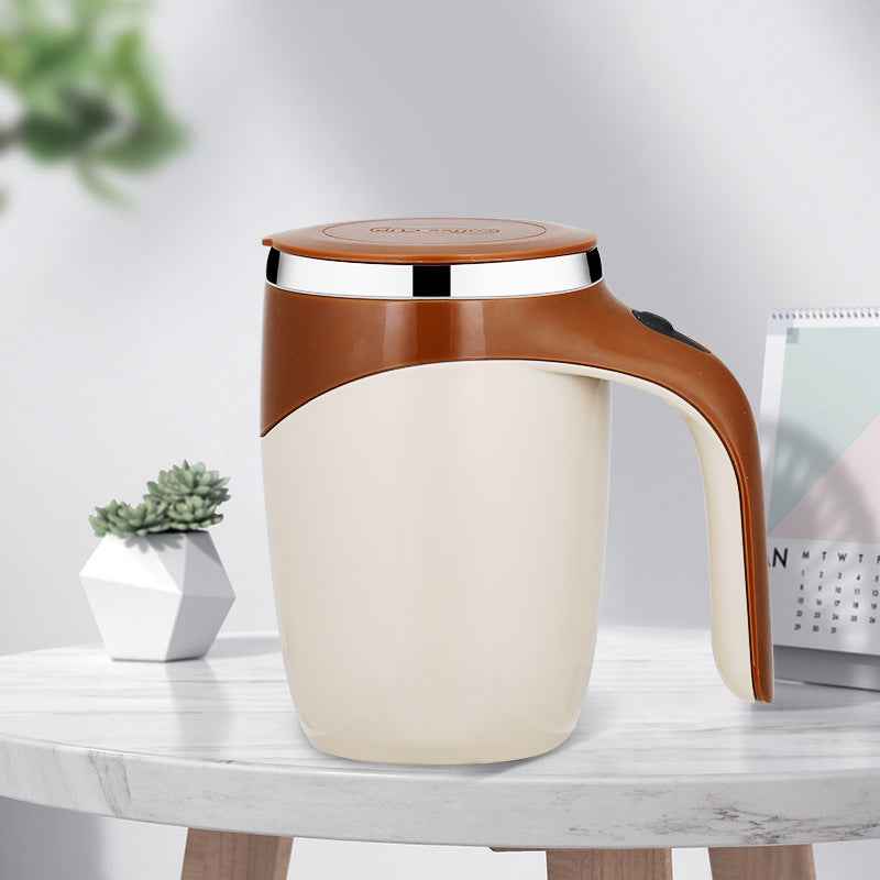 Rechargeable Automatic Stirring Coffee Cup - High Value Electric Stirring Cup for Lazy Milkshakes and Rotating Magnetic Beverages - Hafsa Luxury