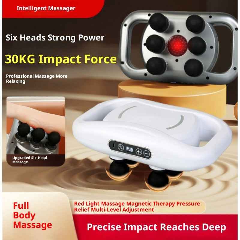 Muscle Relaxation Massage Gun with 16 Heads for Deep Tissue Massage on Back, Shoulders, Legs, and Feet - Hafsa Luxury