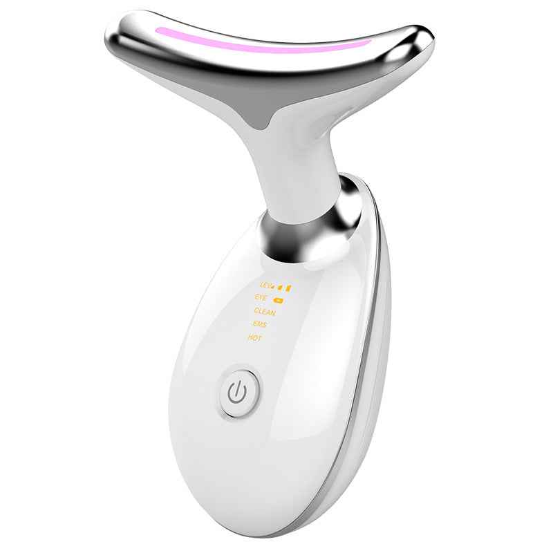 EMS Neck Lifting Massager - Thermal Tightening and Electric Microcurrent Wrinkle Remover - Hafsa Luxury