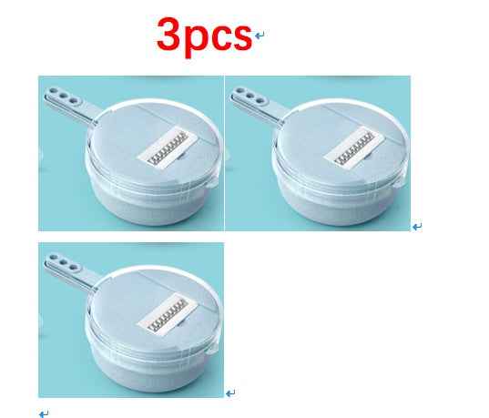 8 In 1 Mandoline Slicer Vegetable Slicer Potato Peeler Carrot Onion Grater With Strainer Vegetable Cutter Kitchen Accessories - Hafsa Luxury