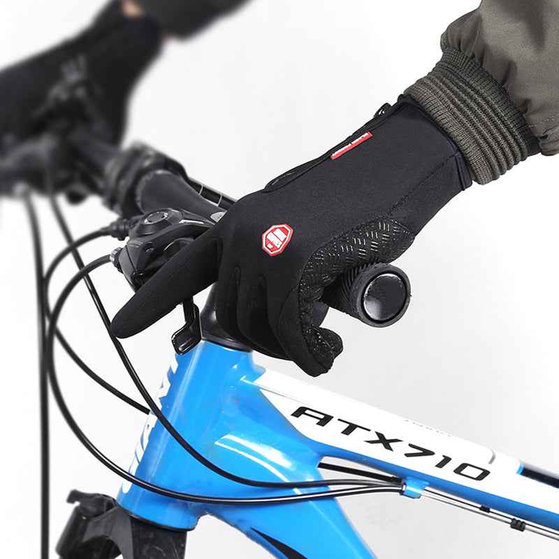 Winter Gloves Touch Screen Winter Gloves for Riding Motorcycle, Sliding, Waterproof Sports with Fleece - Hafsa Luxury
