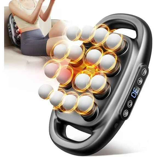 Muscle Relaxation Massage Gun with 16 Heads for Deep Tissue Massage on Back, Shoulders, Legs, and Feet - Hafsa Luxury