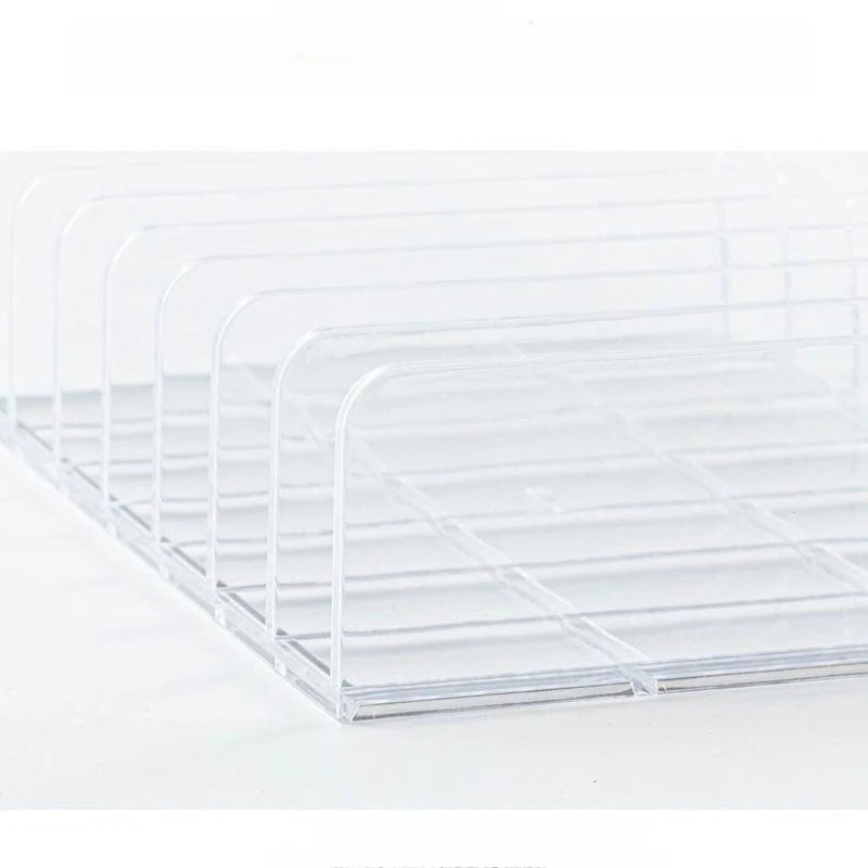 Desktop Eyeshadow Palette Storage Box Powder Drawer Divider Transparent Plastic Makeup Blush Cosmetic Shelf Storage Stand