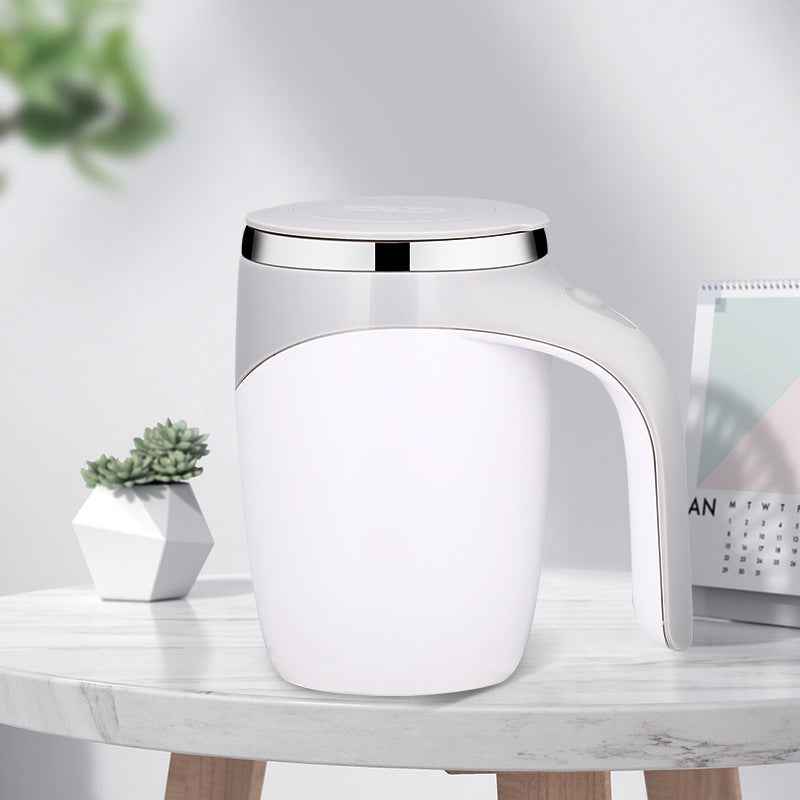 Rechargeable Automatic Stirring Coffee Cup - High Value Electric Stirring Cup for Lazy Milkshakes and Rotating Magnetic Beverages - Hafsa Luxury