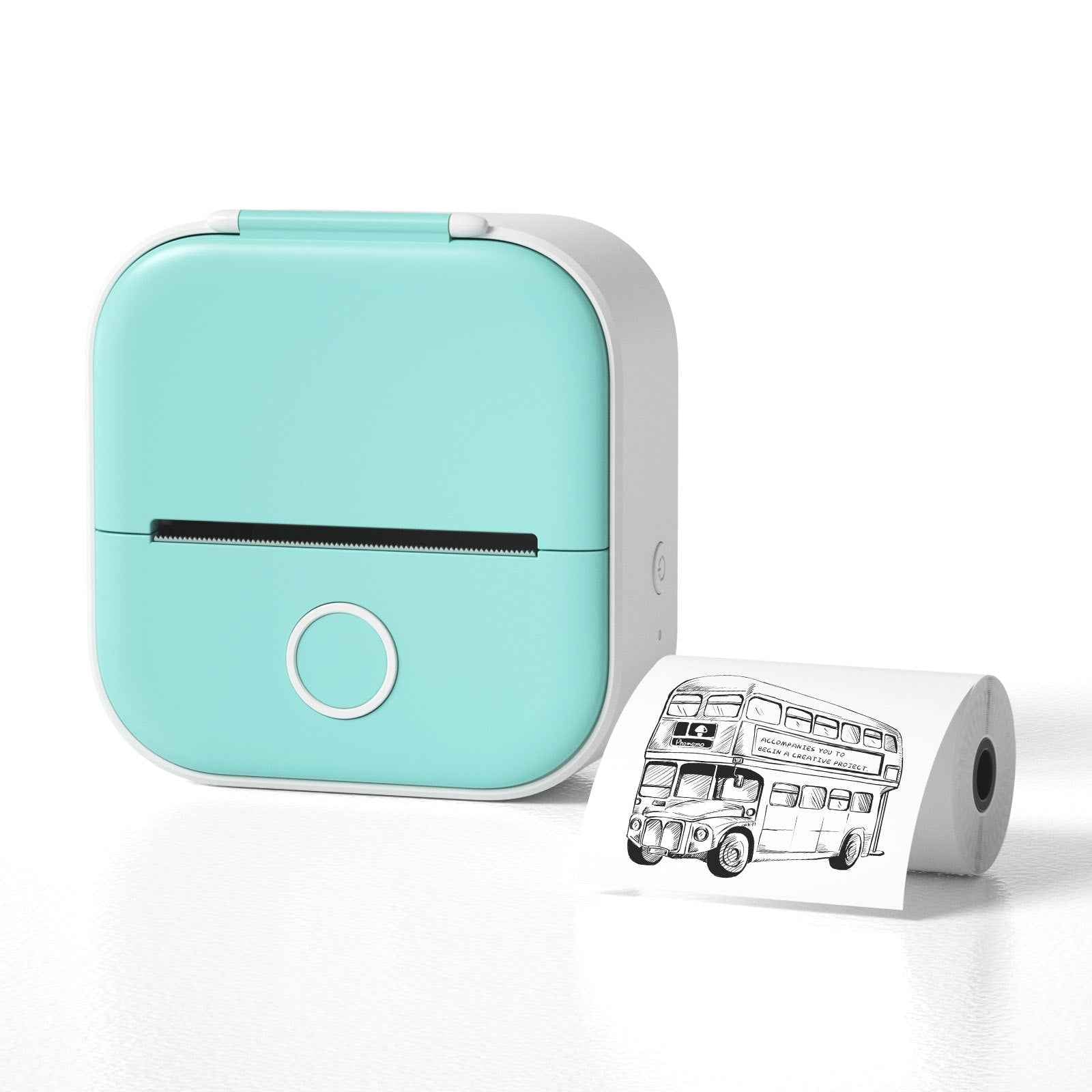 Portable Mini Thermal Label Printer Home Photo Printer Student Wrong Question Printer Bluetooth-compatible Mini Label Printer Price Tag - Hafsa Luxury