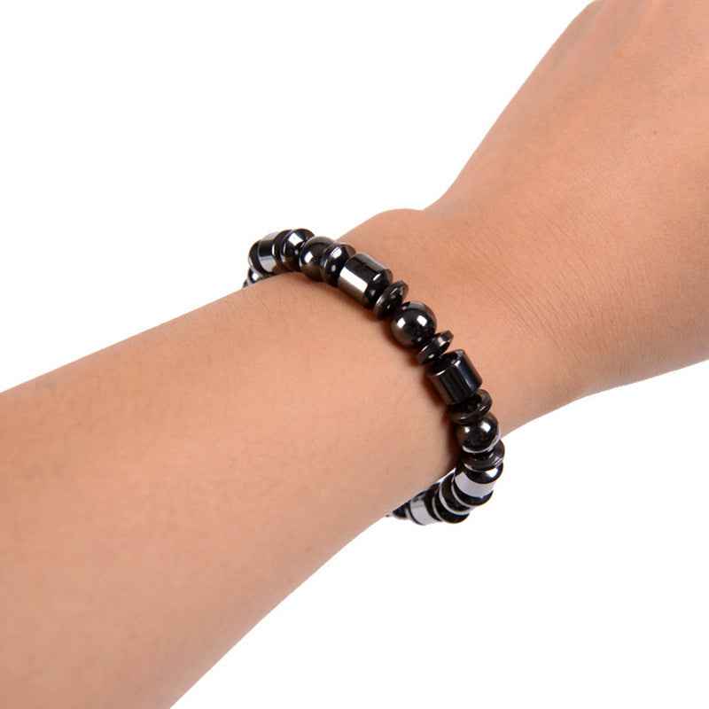 Weight Loss Magnetic Therapy Bracelet for Men and Women - Pentagram Stone Magnetic Bracelet for Pain Relief and Slimming Health Jewelry - Hafsa Luxury