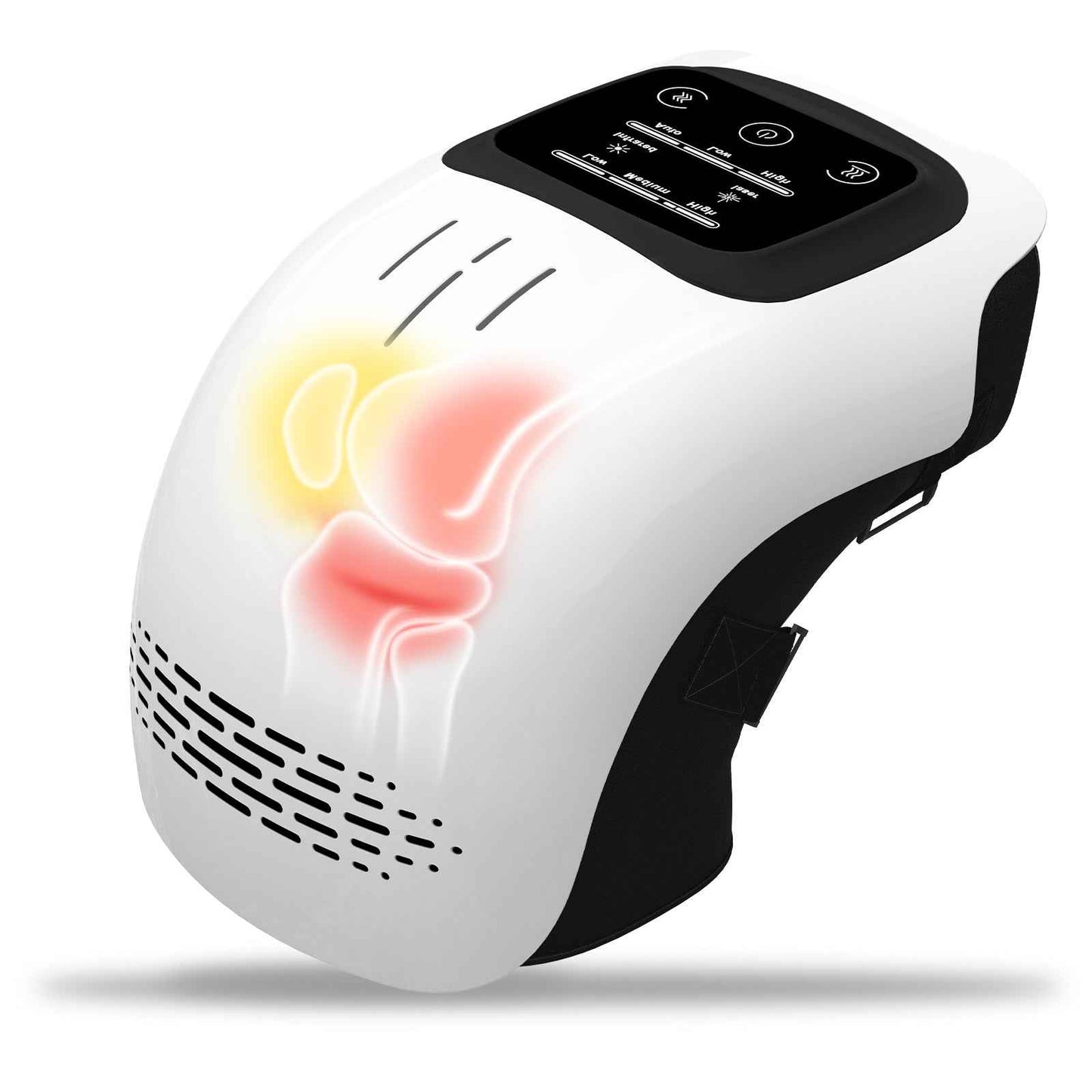 Intelligent Electric Knee Massager with Heating, Rechargeable Infrared Laser, and Vibration for Pain Relief - Hafsa Luxury