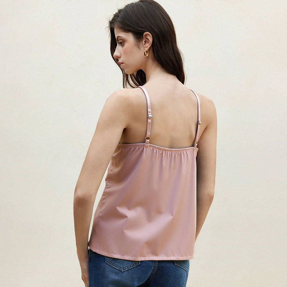 Lace-trimmed Strap Vest Close-fitting Inner Layer And A Boldly Individual Bandeau Design