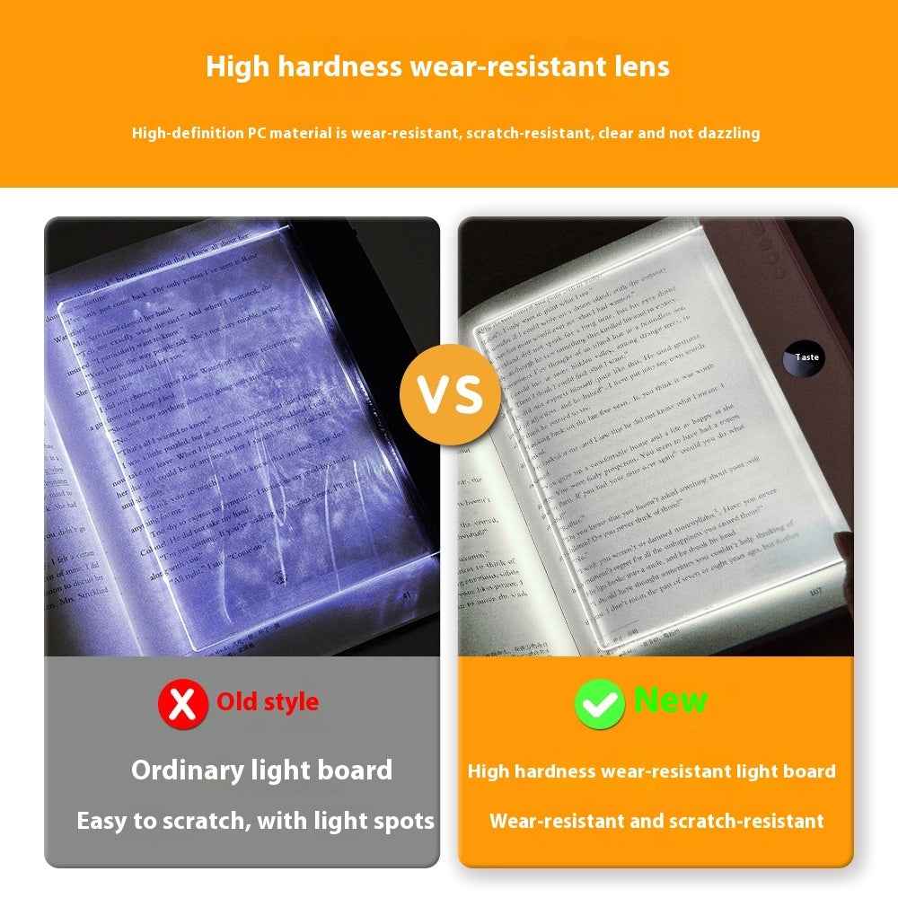 LED Rechargeable Reading Light - Portable Tablet Light with Adjustable Brightness - Hafsa Luxury