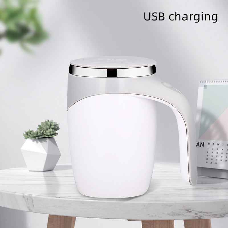 Rechargeable Automatic Stirring Coffee Cup - High Value Electric Stirring Cup for Lazy Milkshakes and Rotating Magnetic Beverages - Hafsa Luxury