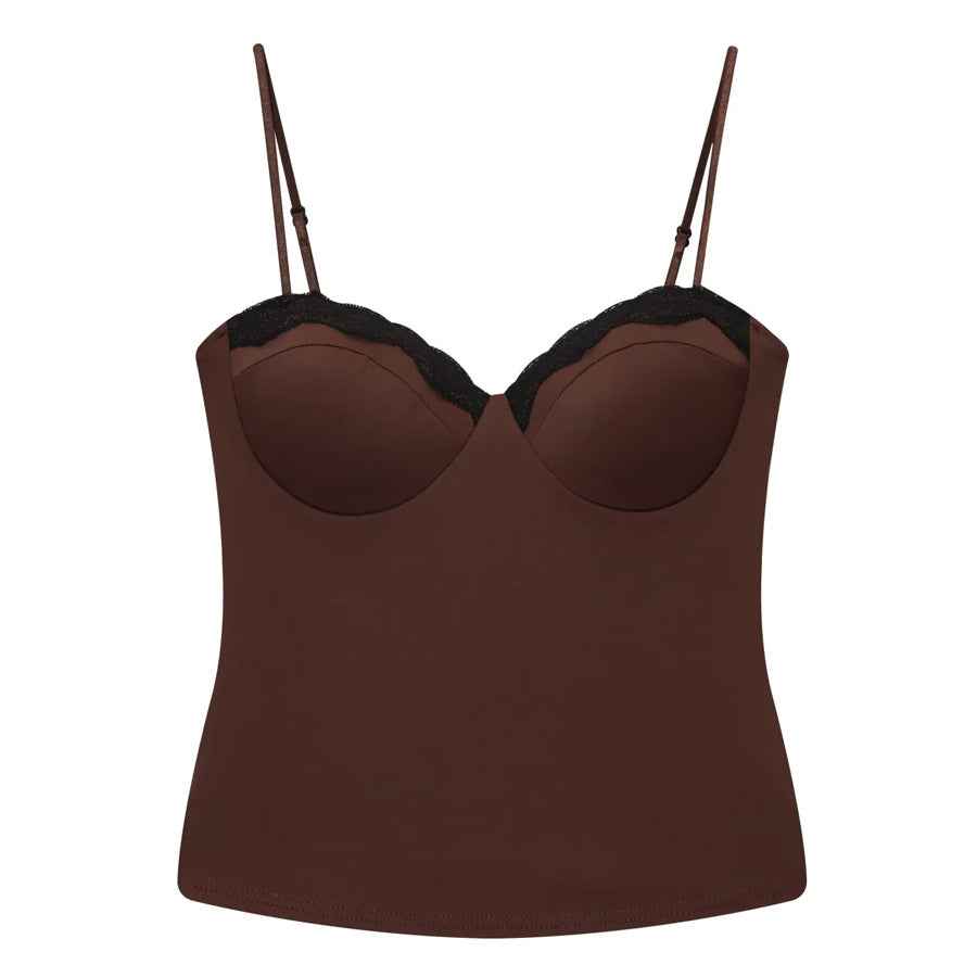 Lace Camisole for Women - Women's Outerwear Sleeveless Vest for Layering - Hafsa Luxury