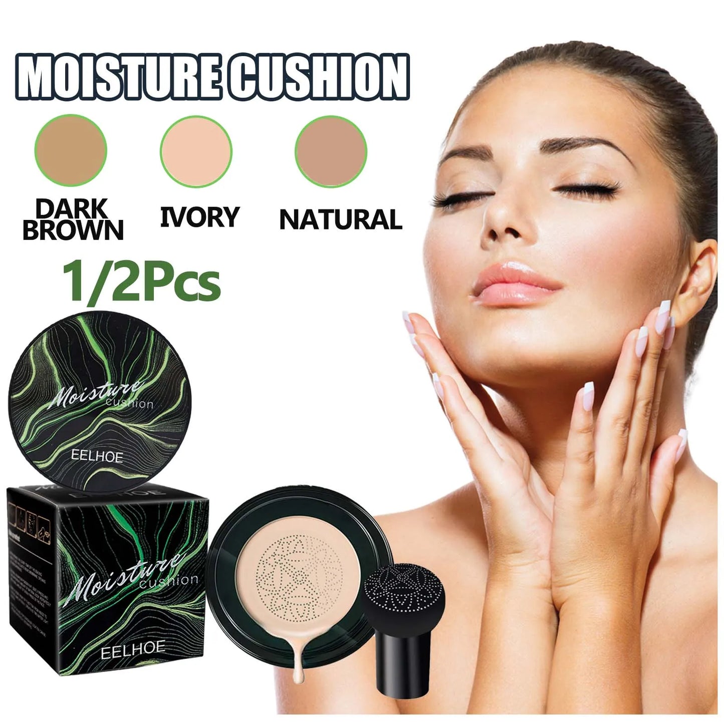Mushroom Head Air Cushion BB Cream Magic Foundation Face Concealer