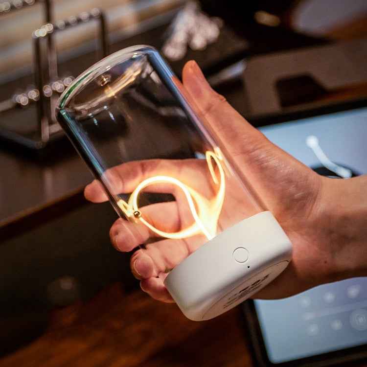 New LED Camping Light Type-C Rechargeable Portable Night Light with High Transparency and Anti-Drop Design - Hafsa Luxury