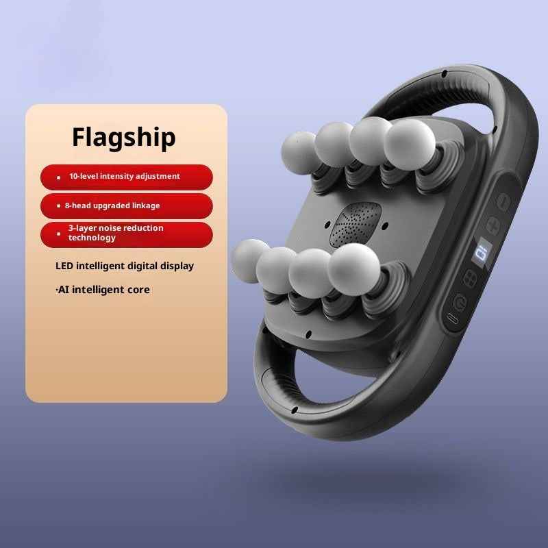 Muscle Relaxation Massage Gun with 16 Heads for Deep Tissue Massage on Back, Shoulders, Legs, and Feet - Hafsa Luxury