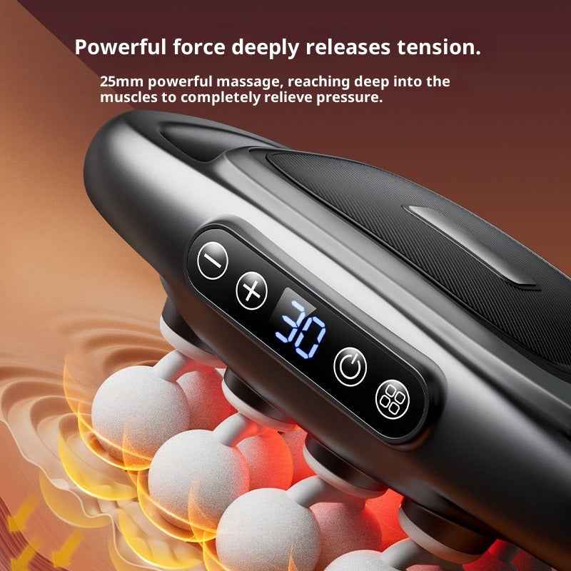 Muscle Relaxation Massage Gun with 16 Heads for Deep Tissue Massage on Back, Shoulders, Legs, and Feet - Hafsa Luxury