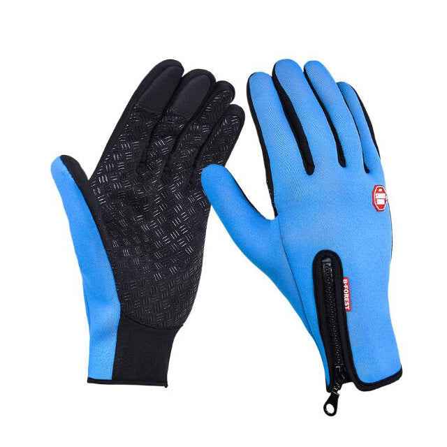 Winter Gloves Touch Screen Winter Gloves for Riding Motorcycle, Sliding, Waterproof Sports with Fleece - Hafsa Luxury