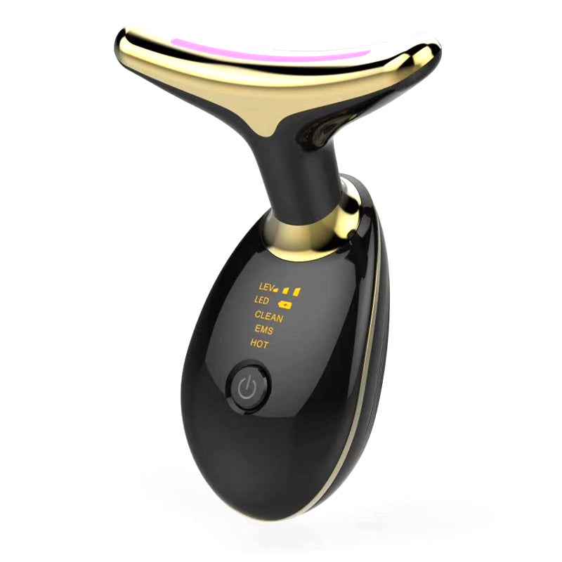 EMS Neck Lifting Massager - Thermal Tightening and Electric Microcurrent Wrinkle Remover - Hafsa Luxury