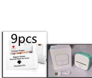 Portable Mini Thermal Label Printer Home Photo Printer Student Wrong Question Printer Bluetooth-compatible Mini Label Printer Price Tag - Hafsa Luxury