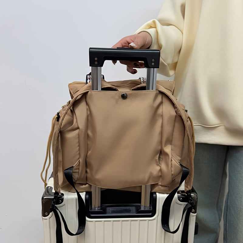 Ins Backpack Multifunctional Shoulder Bag - Large Capacity Waterproof Travel Handbag for Women - Hafsa Luxury