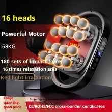 Muscle Relaxation Massage Gun with 16 Heads for Deep Tissue Massage on Back, Shoulders, Legs, and Feet - Hafsa Luxury