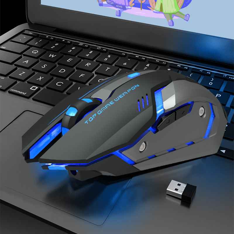 Wireless Gaming Mouse - Silent Wireless Charging Gaming Mouse Machinery - Hafsa Luxury