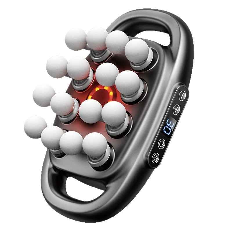 Muscle Relaxation Massage Gun with 16 Heads for Deep Tissue Massage on Back, Shoulders, Legs, and Feet - Hafsa Luxury