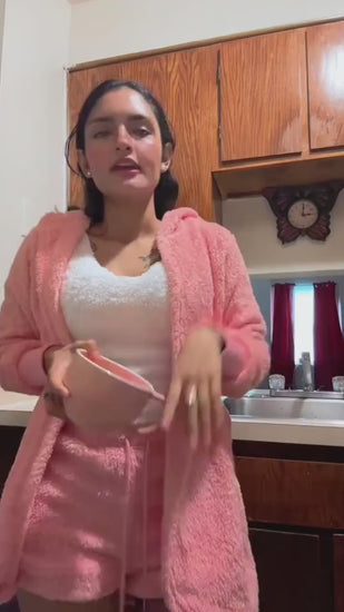 1 Women's crop top pajama set in black velvet with shorts and long sleeve top, perfect for stylish loungewear in sizes S to XXXL.