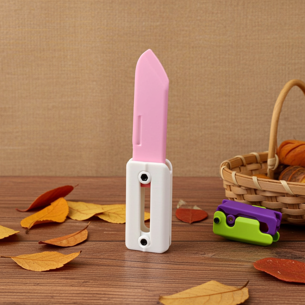 3D Printing Mini Model Toy - Gravity Cub Jumping Small Radish Knife Pendant Decompression Gift for Children - Hafsa Luxury